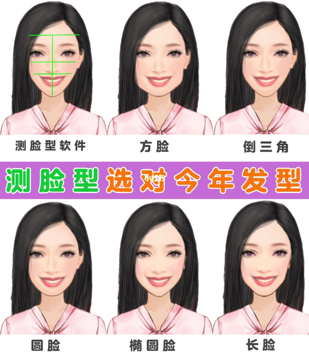 黄金比例脸型模板软件_黄金比例脸型模板_黄金脸型比例模板图