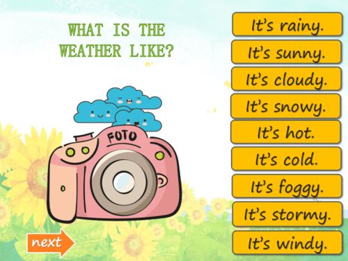 讲天气英语课堂游戏,Engaging Weather English Class