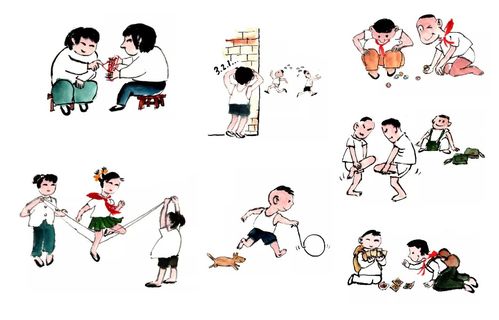 儿童童年游戏,回忆那些无忧无虑的欢乐岁月
